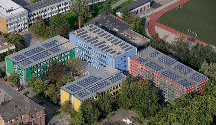 正定縣教育局下轄學(xué)校分布式屋頂光伏電站施工圖設(shè)計（光伏發(fā)電工程）